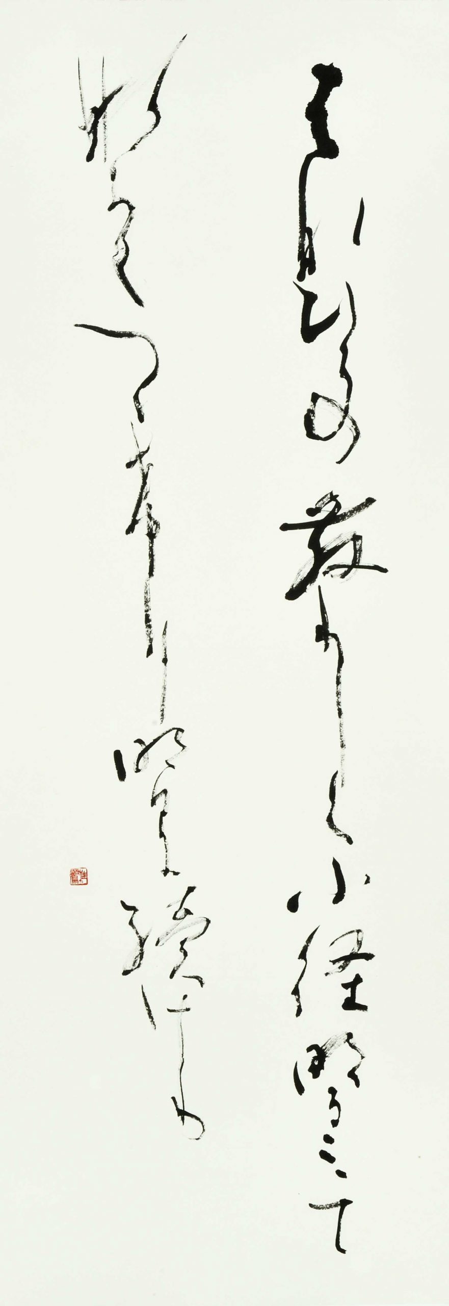 花びらの散り敷く小径明るみて長く続けり明白に続けり