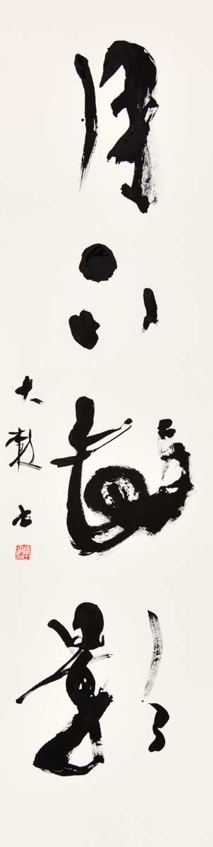 月下花影